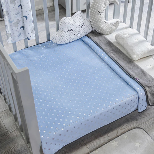 Cobertor Baby Siberia Blue Stars Cuna