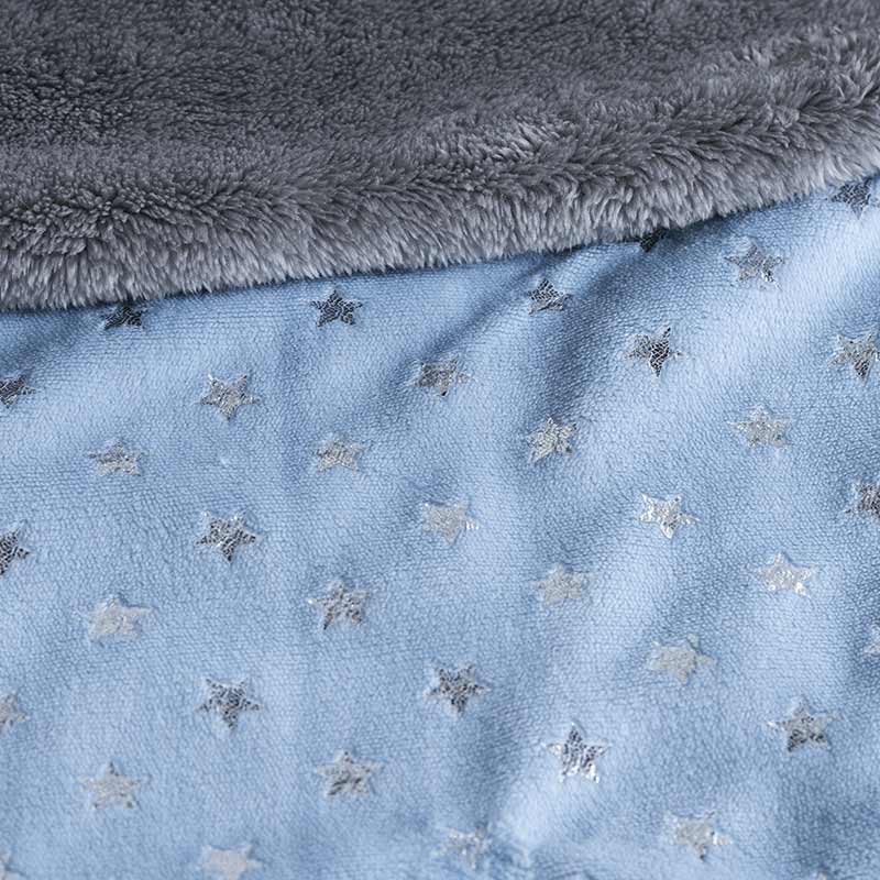 Cobertor Baby Siberia Blue Stars Cuna