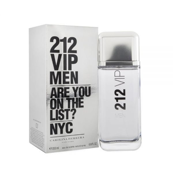 CAROLINA HERRERA 212 Vip Men Are You On The List? Nyc 200 ml edts (H)